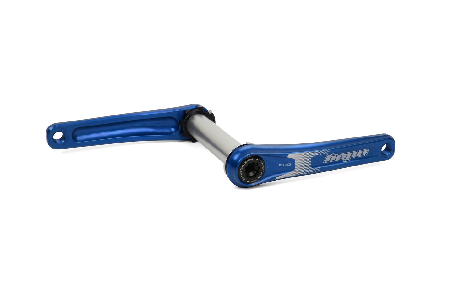 Hope EVO Crankset No Spider - 83mm DH - Blue