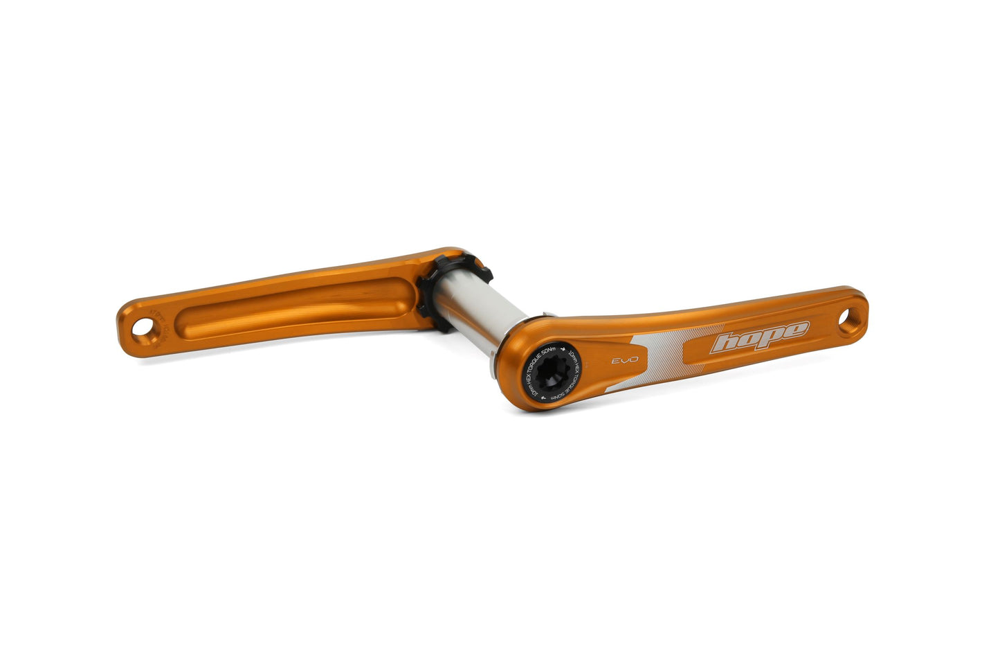 Hope EVO Crankset No Spider - 100mm FatBike - Orange