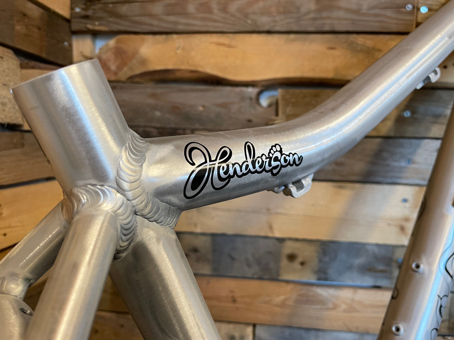Smokestone Henderson Fat Bike Frame - Raw
