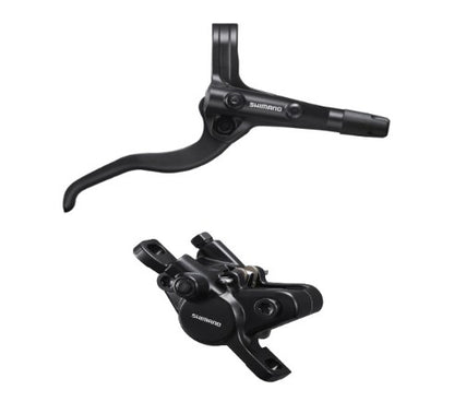 Shimano BR-MT400 / BL-MT400 bled brake lever/post mount calliper Brakes