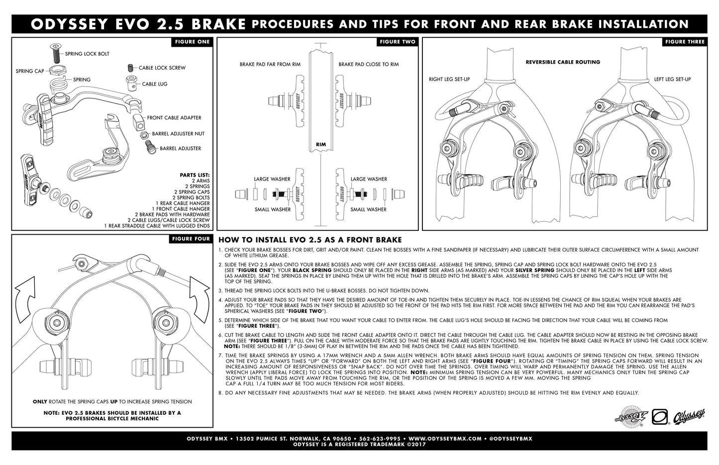 Odyssey Evo 2.5 Brake Kit