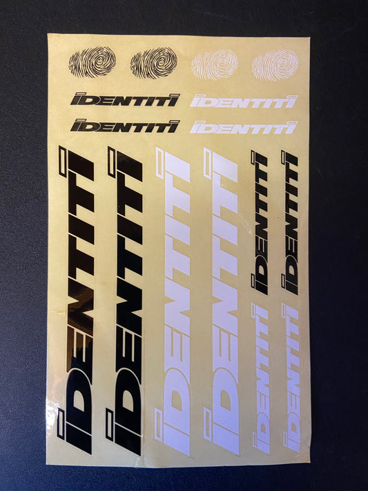 Identiti Sticker Sheet