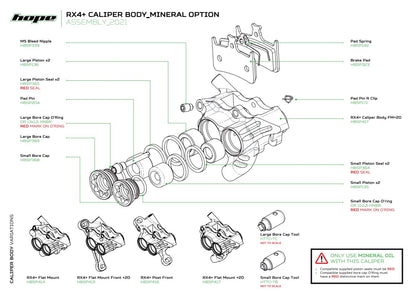 Hope RX4 Caliper Bleed Screw