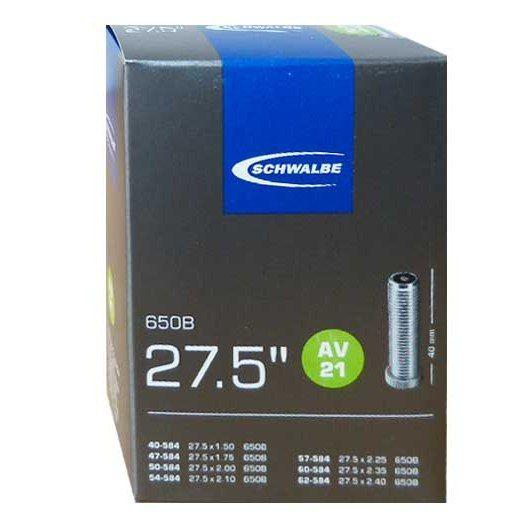 Schwalbe AV21 27.5" 650B Innertube (Schrader / Auto Valve) 1.50 - 2.40