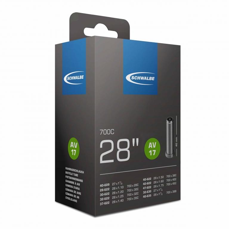 Schwalbe AV17 28" 700c Innertube (Schrader / Auto Valve) 700 x 28 - 45C AV
