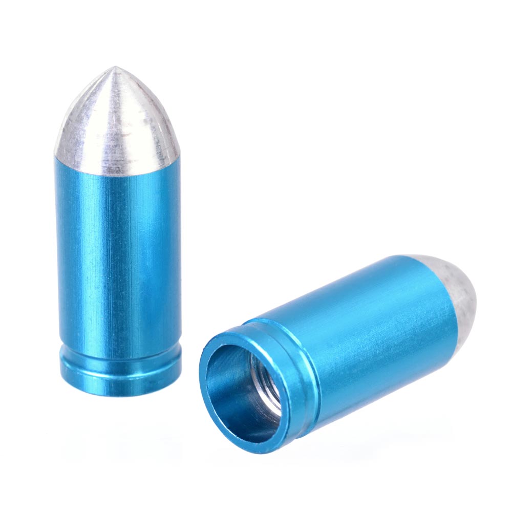 ID Schrader Bullet Valve Caps (Pair)
