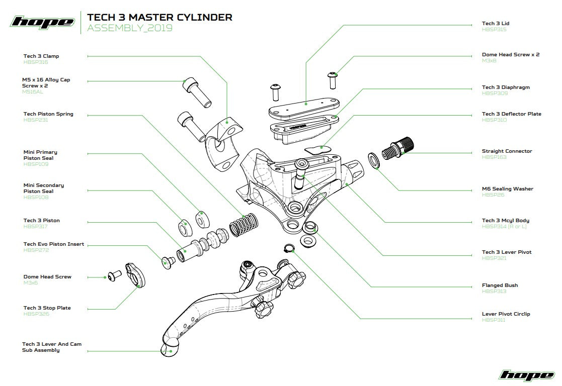 Hope Tech Piston Spring