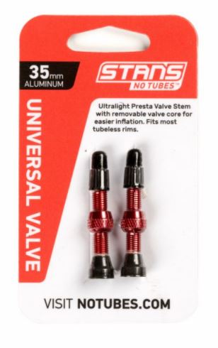 Stans UNIVERSAL PRESTA COLOURED ALLOY VALVE STEMS