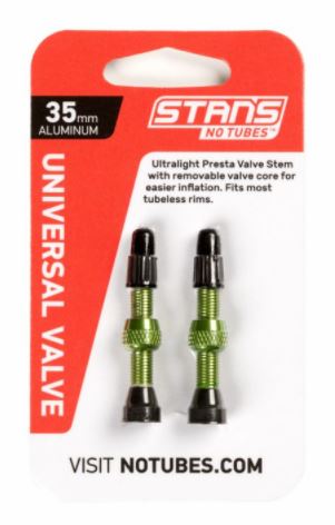 Stans UNIVERSAL PRESTA COLOURED ALLOY VALVE STEMS