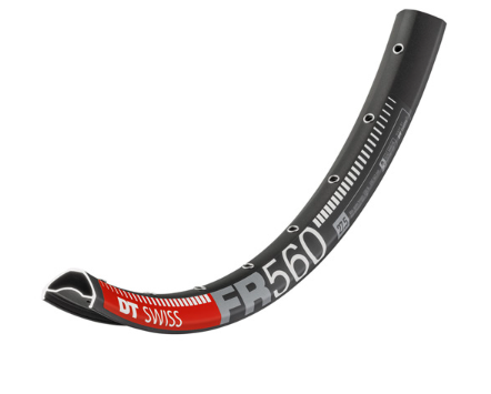 DT Swiss FR 560 SBWT disc-specific 32 hole Presta-drilled black - 26"