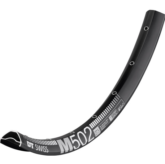 DT Swiss M 502 Sleeve-joined disc-specific Presta-drilled black Rim - 27.5"