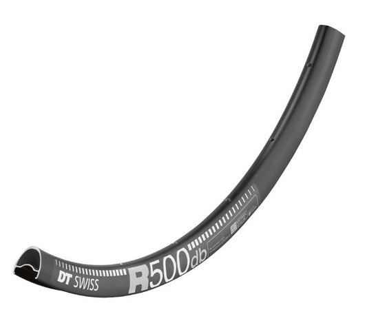 DT Swiss R 500 DB 28 hole Presta-drilled disc brake black - 29" / 700c