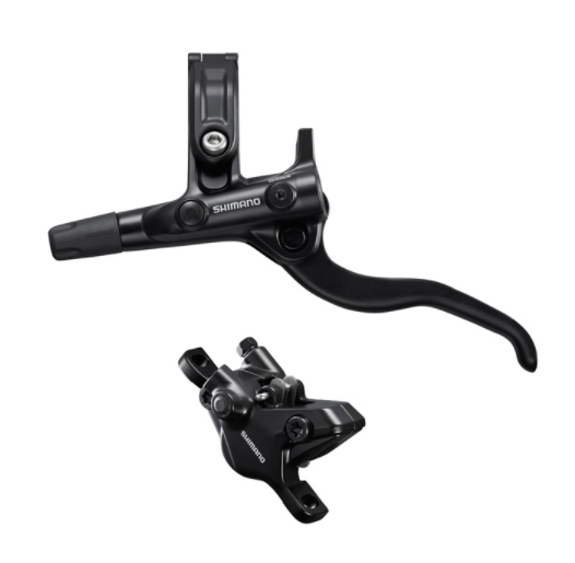 Shimano BR-MT410/BL-M4100 Deore bled brake lever / post mount 2 pot caliper