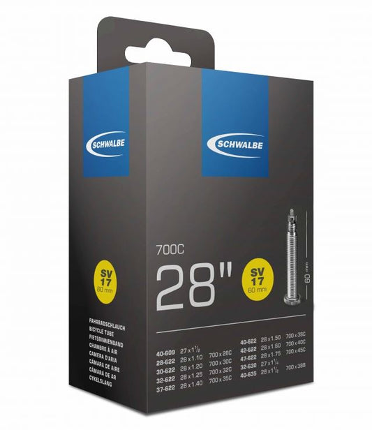 Schwalbe SV17 700c Innertubes (Presta Valve) 700 x 28-45c 50mm Valve