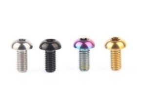 GMH Titanium Disc Rotor Bolts M5x10mm T25 (pack of 6)
