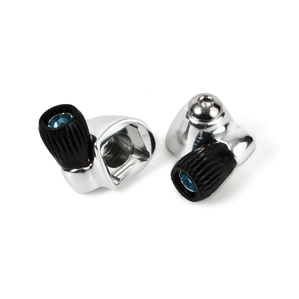 Sunrace Downtube Cable Stops - Silver