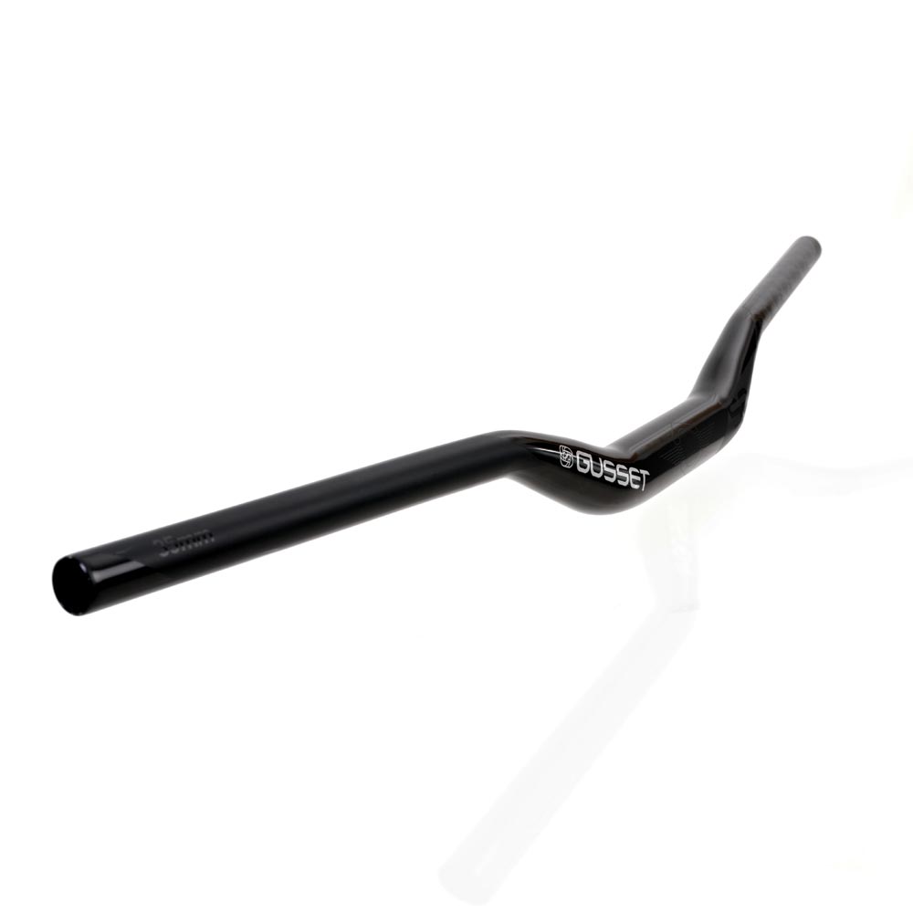 Gusset S2 Handlebars Riser Bars - Black / 35mm