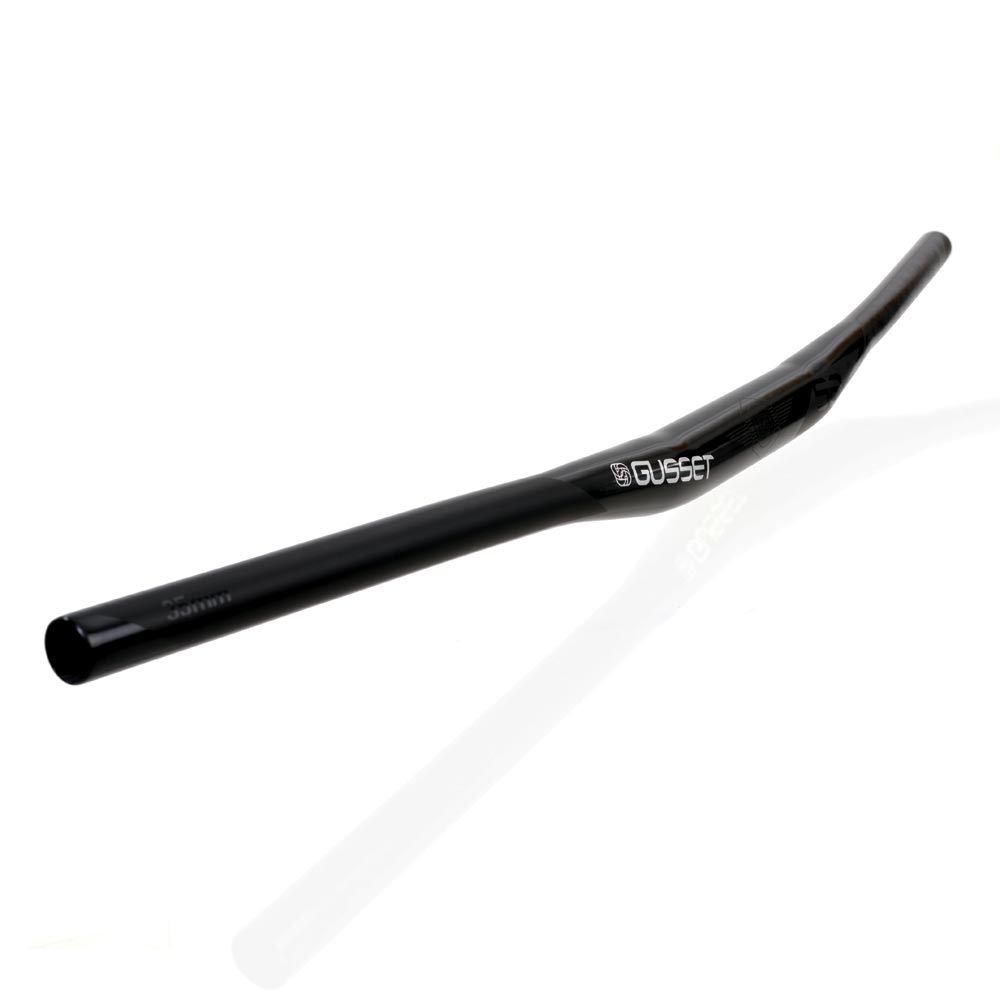 Gusset S2 Handlebars Riser Bars - Black / 35mm