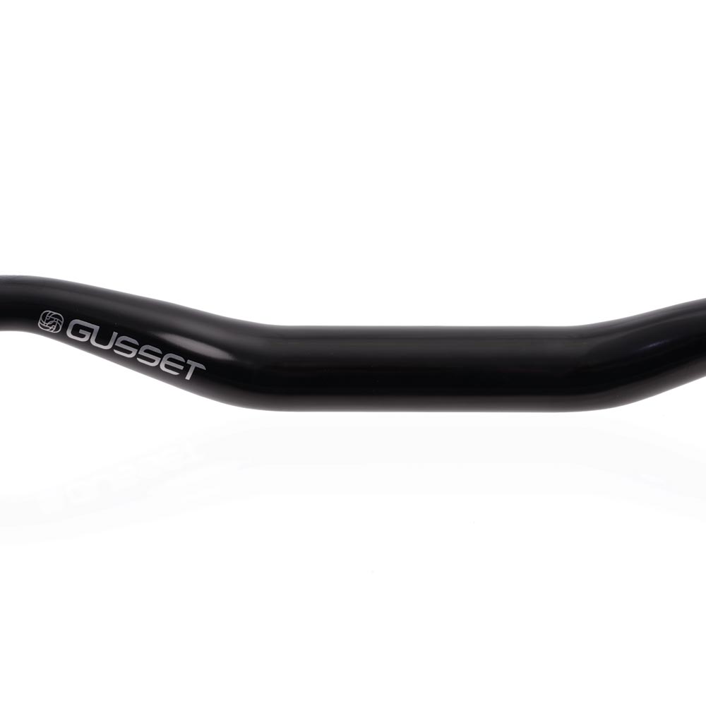 Gusset S2 Handlebars Riser Bars - Black / 35mm