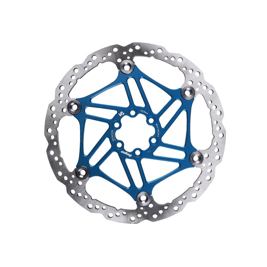 Hope V4 Vented Floating Disc Rotor - 6 Bolt - Blue