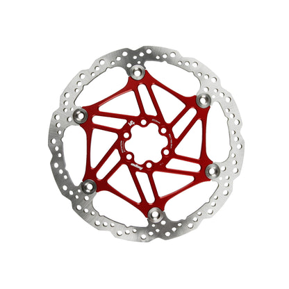 Hope V4 Vented Floating Disc Rotor - 6 Bolt - Red