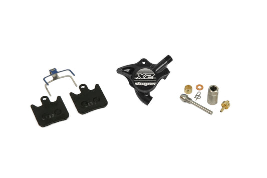 Hope X2 Flat Mount Caliper Complete - Black