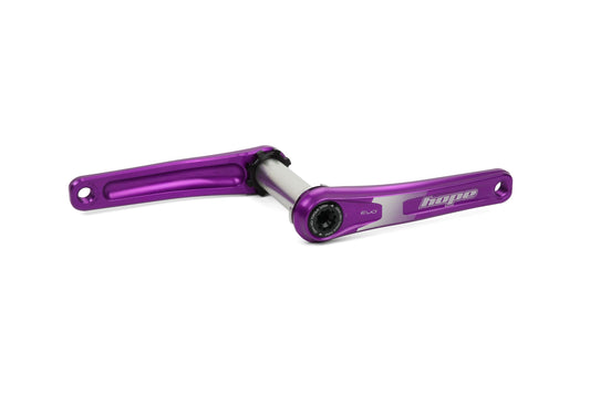 Hope  EVO Crankset No Spider - 73mm Wide - Purple