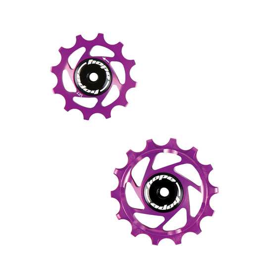 Hope 14T/12T SRAM Jockey Wheels - Pair - Purple