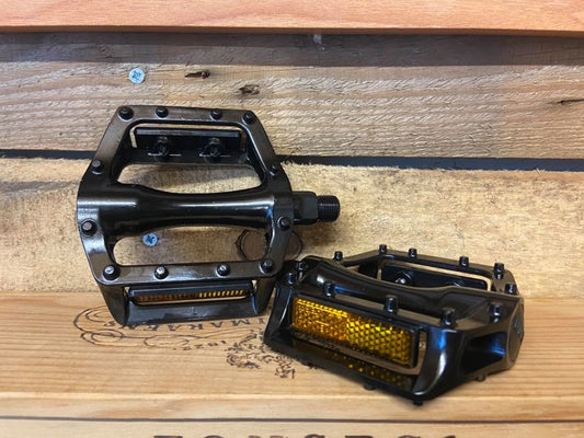 PLATFORM ALLOY PEDALS – BLACK 9/16 INCH (PAIR)