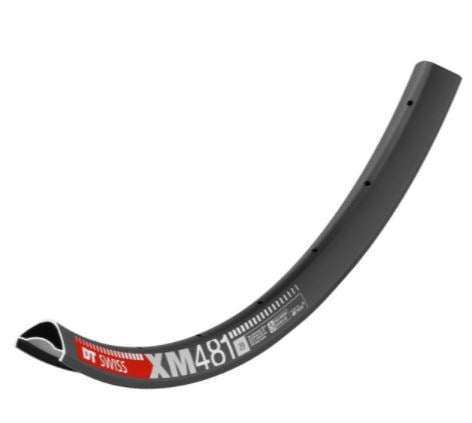 DT Swiss XM 481 SBWT disc-specific 32 hole Presta-drilled black - 29"