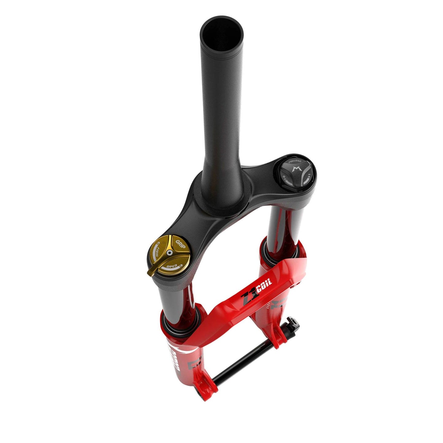 Marzocchi Bomber Z1 Coil GRIP Tapered Fork 2020 - Red 27.5" / 180mm / 44mm