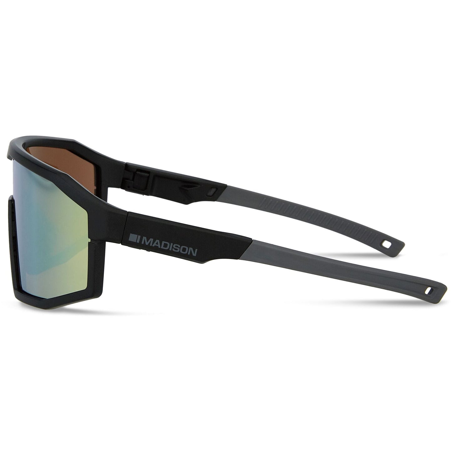 Madison Enigma Glasses - 3 pack - matt black / bronze mirror / amber and clear lens