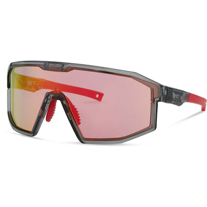 Madison Enigma Glasses - crystal smoke / pink rose mirror