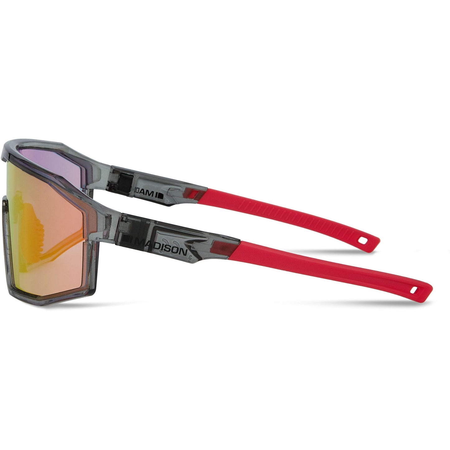 Madison Enigma Glasses - crystal smoke / pink rose mirror