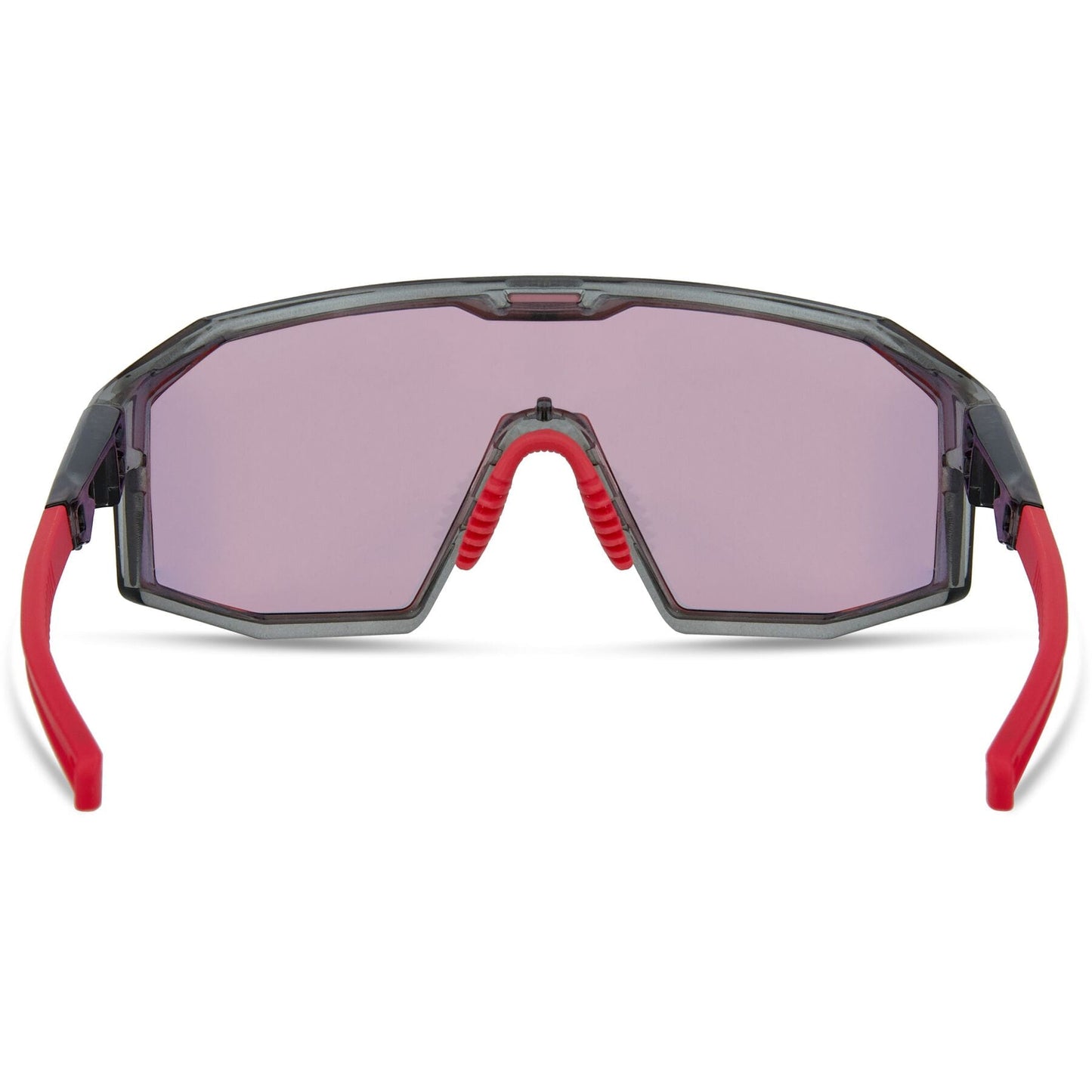 Madison Enigma Glasses - crystal smoke / pink rose mirror