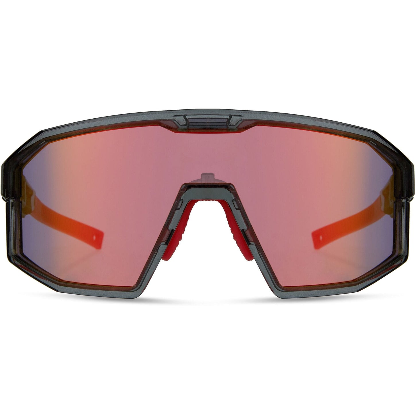 Madison Enigma Glasses - crystal smoke / pink rose mirror