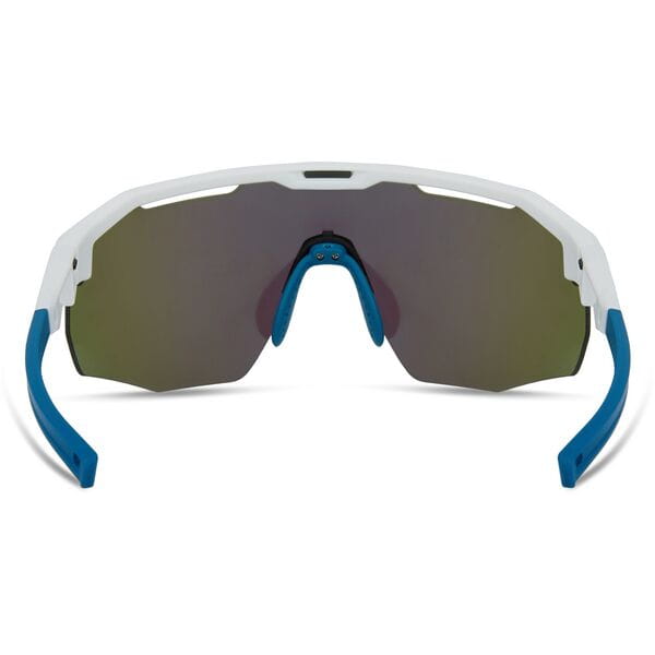 Madison Cipher Glasses - white / green mirror