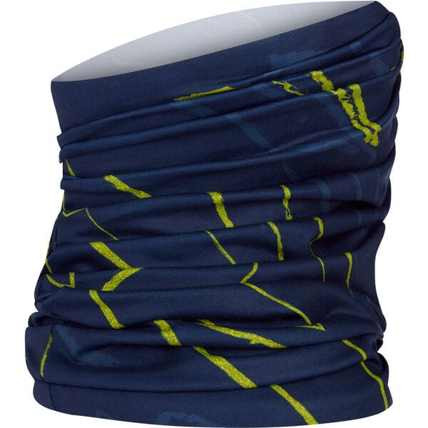 Madison Freewheel Necktube - brushstroke ink navy yellow