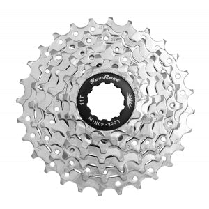 SunRace CSM63 - 7 Speed MTB 11-28T Nickel Cassette