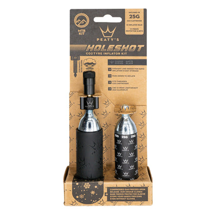 Peatys Holeshot CO2 Tyre Inflator - Road & Gravel (16g)