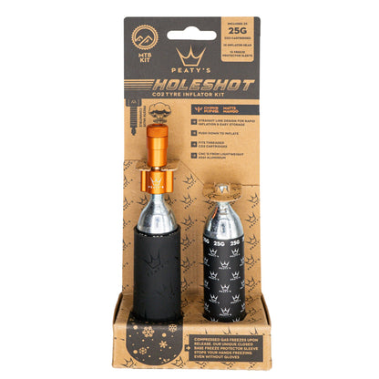 Peatys Holeshot CO2 Tyre Inflator - MTB (25g)