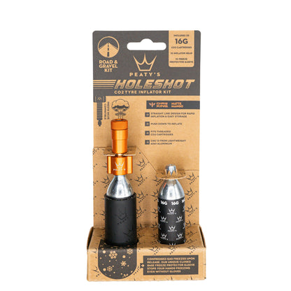 Peatys Holeshot CO2 Tyre Inflator - Road & Gravel (16g)