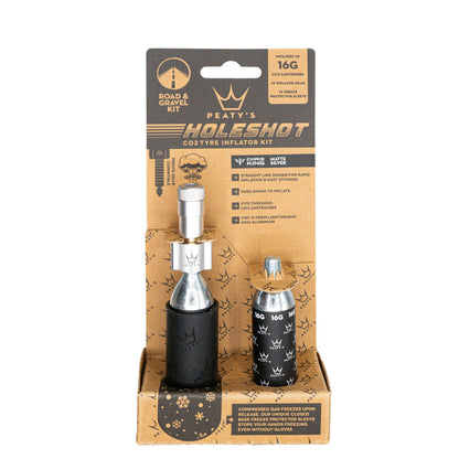 Peatys Holeshot CO2 Tyre Inflator - Road & Gravel (16g)