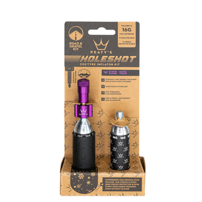 Peatys Holeshot CO2 Tyre Inflator - Road & Gravel (16g)