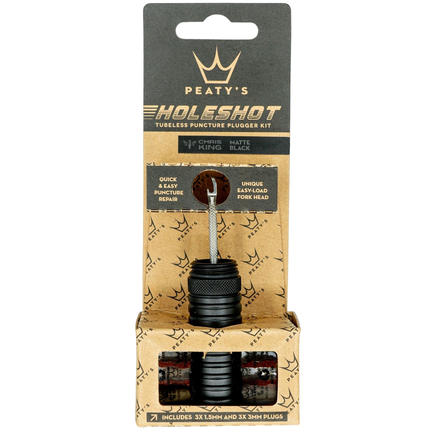 Peatys Holeshot Tubeless Puncture Plugger Kit