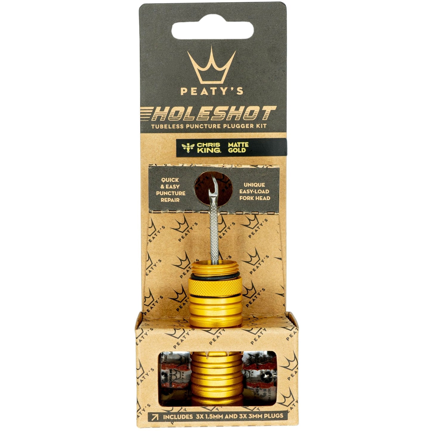 Peatys Holeshot Tubeless Puncture Plugger Kit