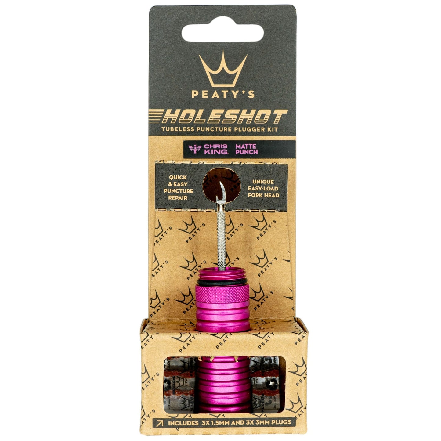 Peatys Holeshot Tubeless Puncture Plugger Kit