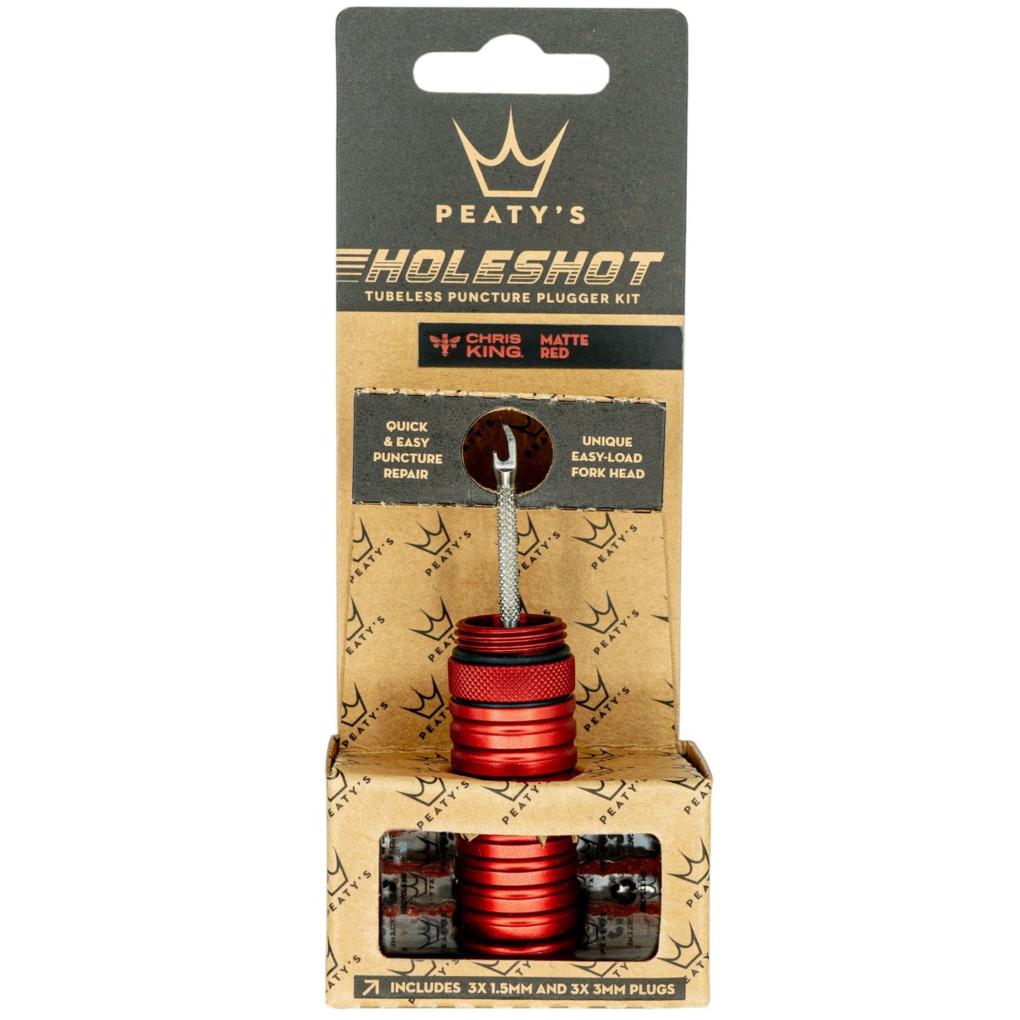 Peatys Holeshot Tubeless Puncture Plugger Kit