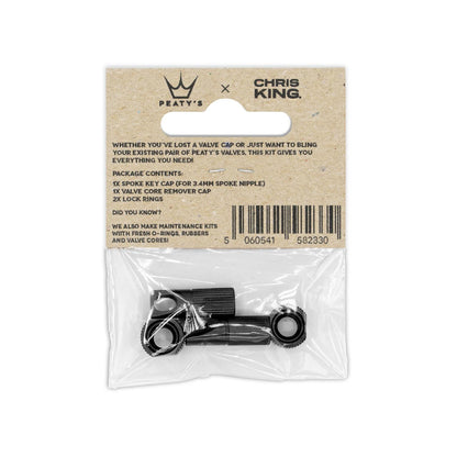 Peaty's x Chris King Tubeless Valves Accessory Kit