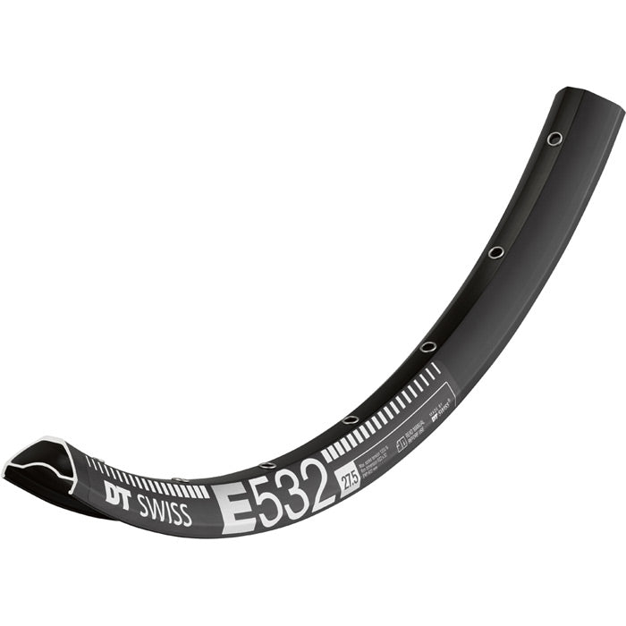 DT Swiss E 532 Sleeve-joined disc-specific 28 hole Presta-drilled black - 27.5"